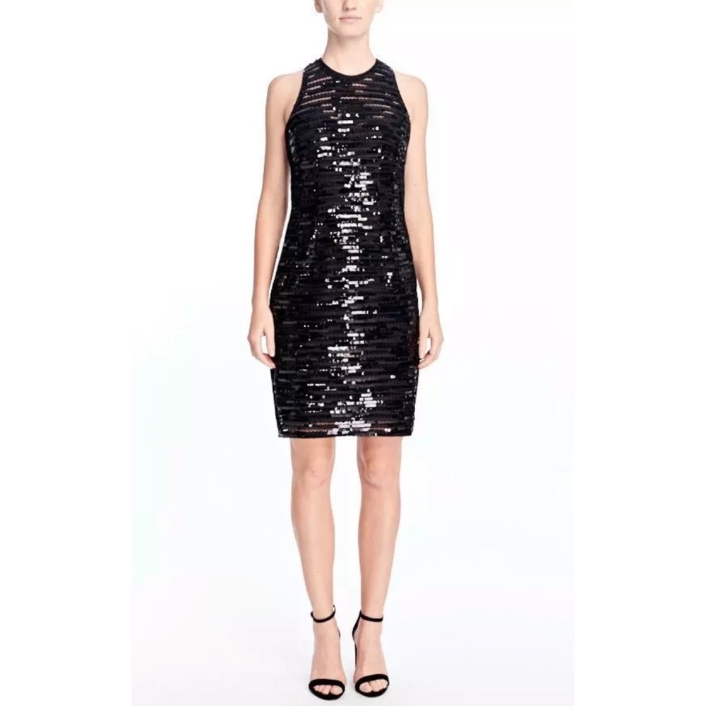 NANETTE LEPORE Roulette Sequin Sheath Cocktail Dress